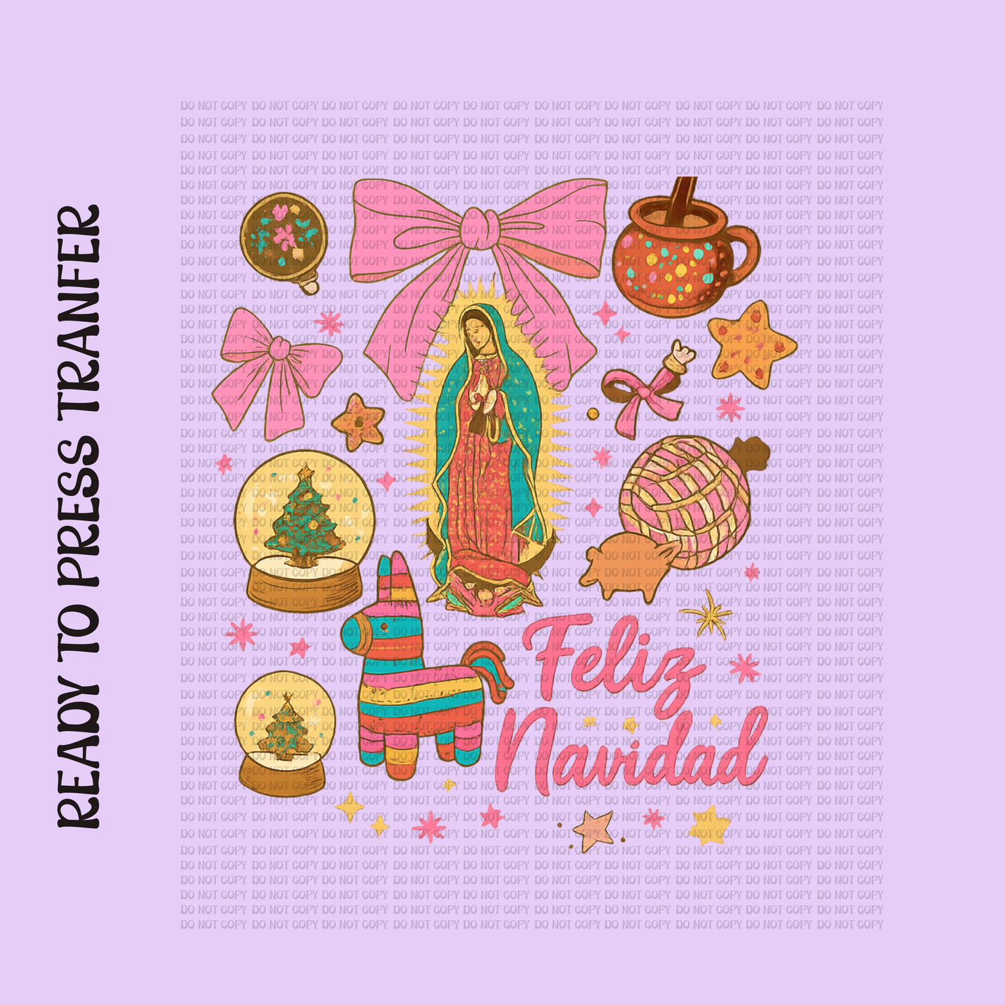 FELIZ NAVIDAD PINK BOW